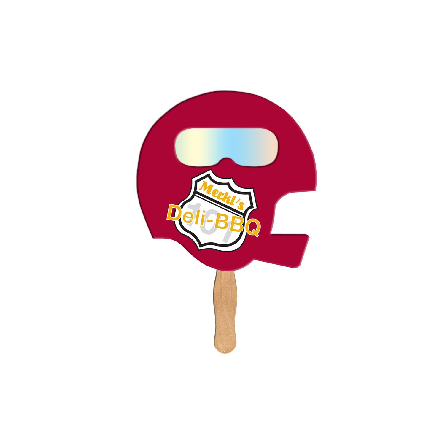 FSF6 Helmet Hand Fan with Fireworks Film