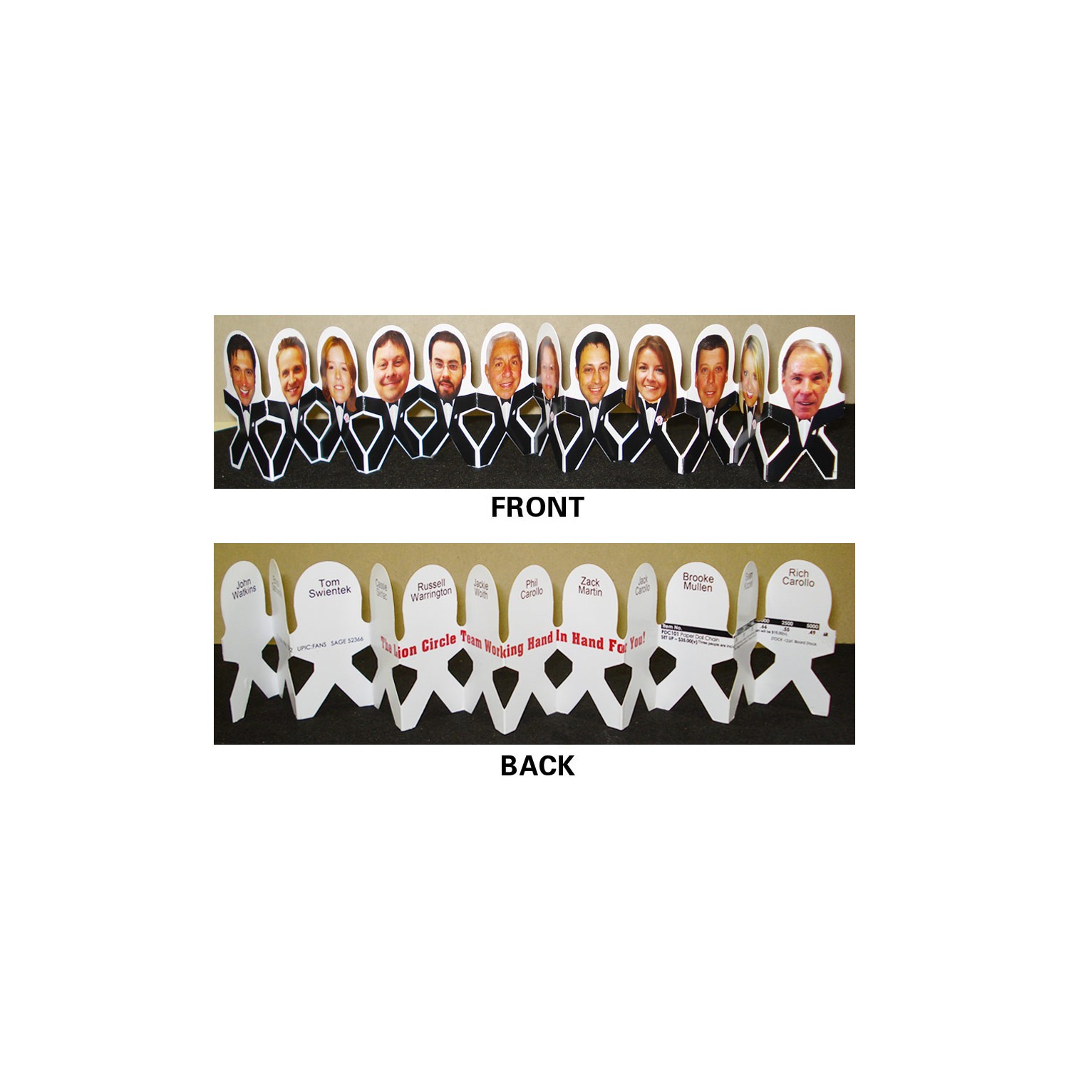 PDC101 Paper Doll Chain