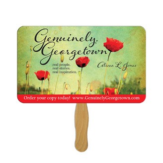 BF-15 - Rectangle Hand Fan 9 x 5