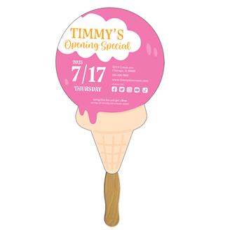 BF-176 - Ice Cream Hand Fan