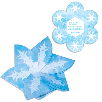 GC4SF - Snowflake Gift Card Holder/Holiday Card