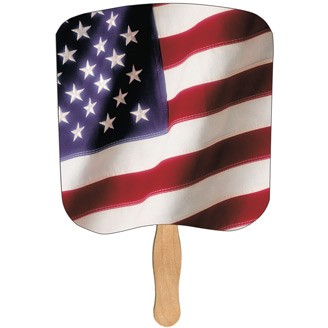 RFD-922 - Flag Hand Fan Stock Graphic