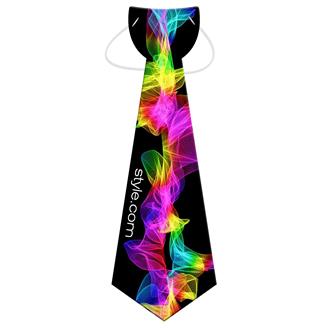 TIE2D - Large Tie w/ Elastic Band - Printed Full Color