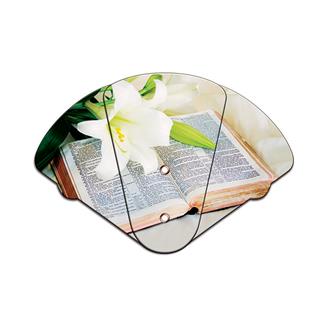 WEF-801 - Bible Inspirational Expandable Hand Fan Full Color Stock Graphic