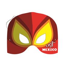 Lucha Libre Mask w/elastic Full Color