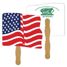 Flag Fast Hand Fan (2 Sides) 1 Day