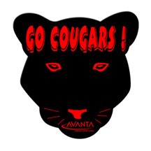 Cougar Hand Fan Without a Stick