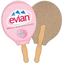 Racket Recycled Hand Fan