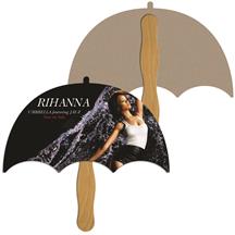 Umbrella Square Recycled Hand Fan